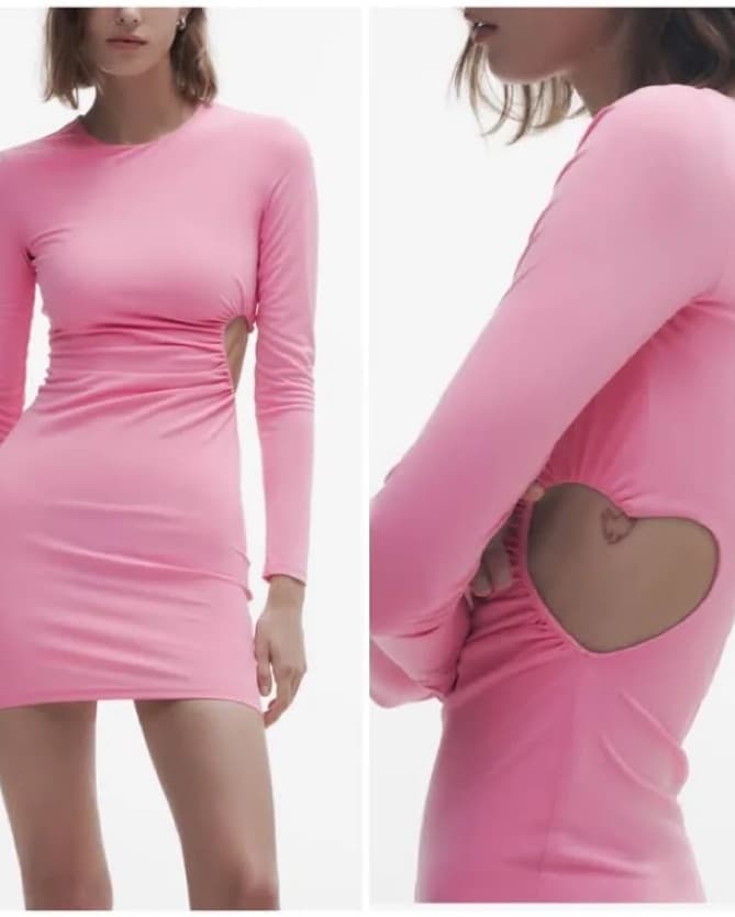 Zara Heart Cutout Dress  - Image 3