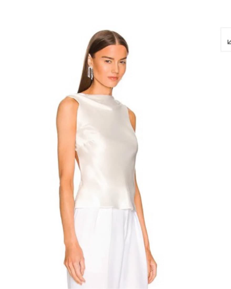 Asher Top — Rhinestone Blanc  - Image 2