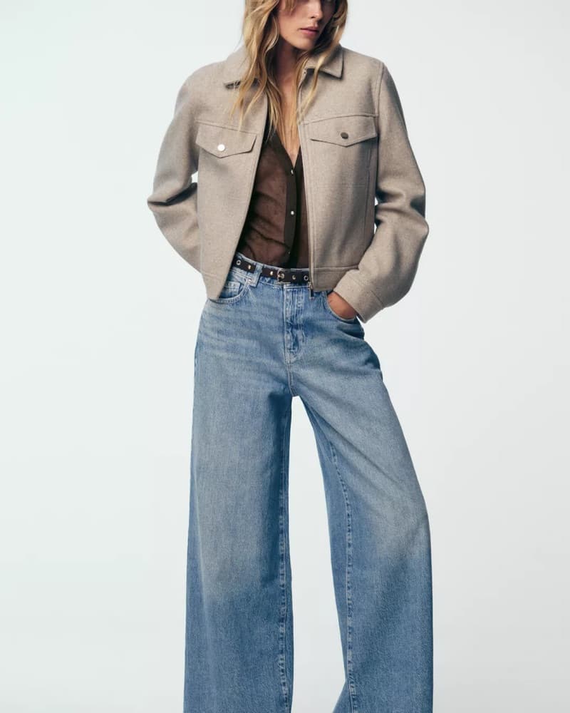 Zara Soft Zip Up Jacket - Image 2
