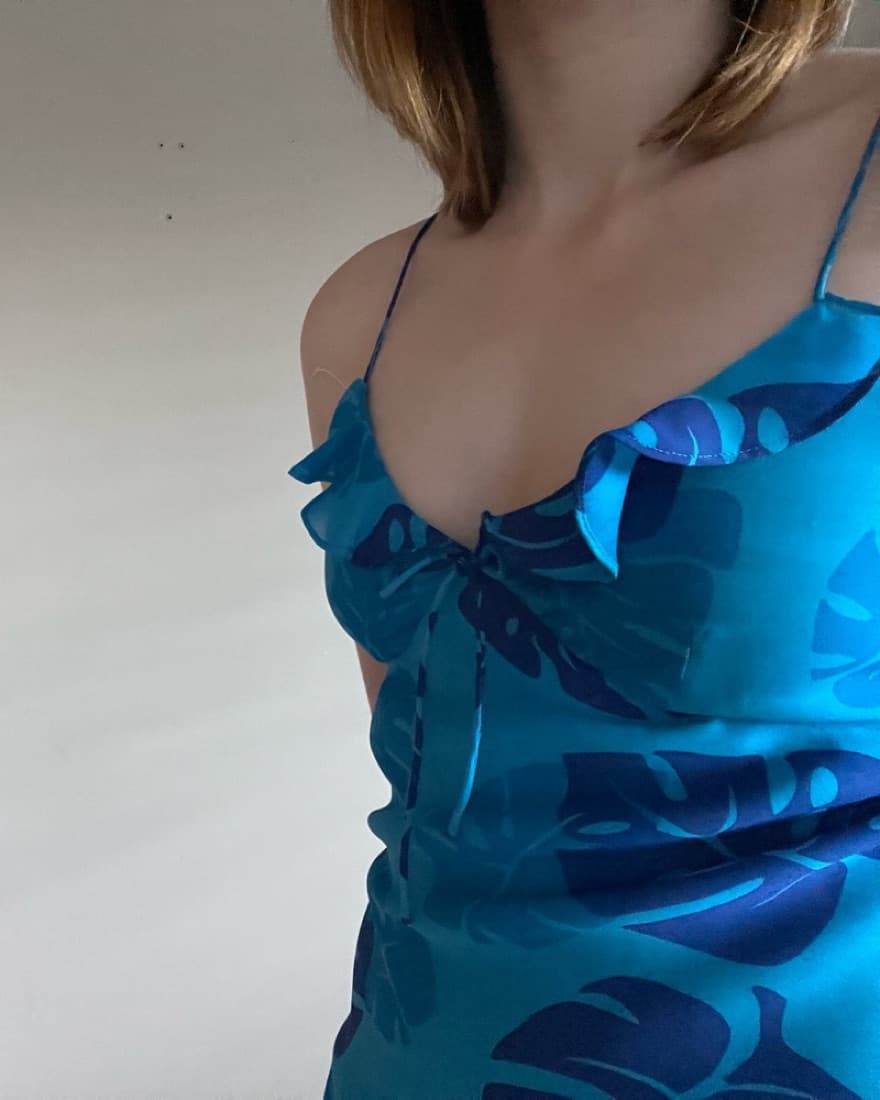 Blue Tropics Express Dress  - Image 4