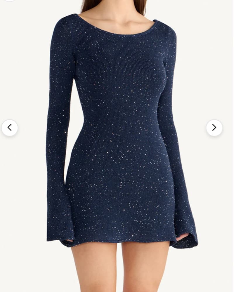  Sparkling Navy Asta Resort Dress - Image 2
