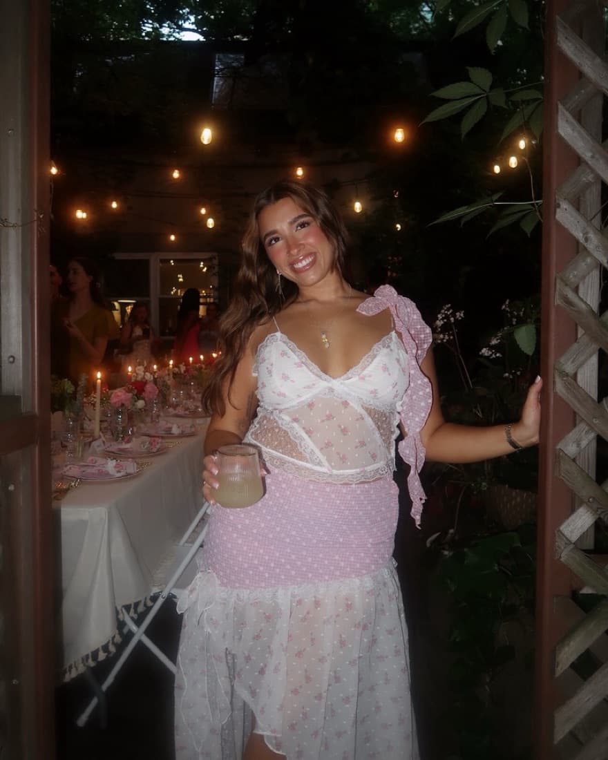 For Love & Lemons Francine Top + Skirt - Image 3
