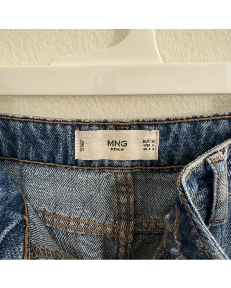 Mango Classic Blue Women's Jeans - Image 6