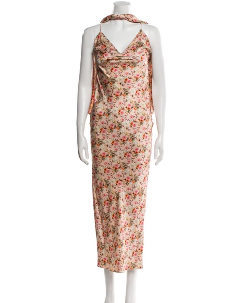 Markarian Chic Floral Print Long Dress - Image 4