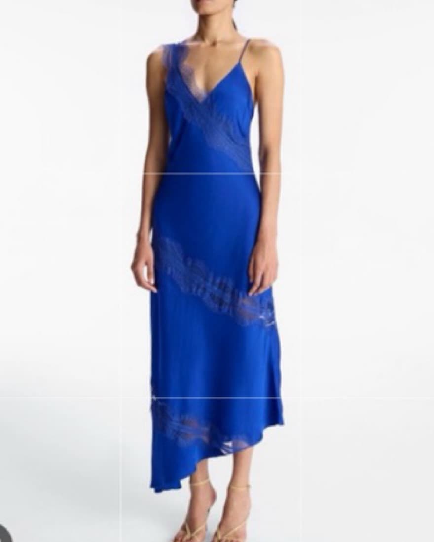 ALC Blue Lace Dress - Image 1