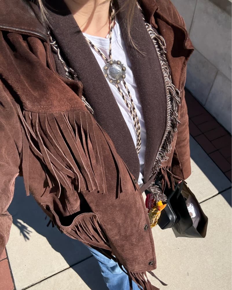 Pony Hair Braided Bolo  - Image 1