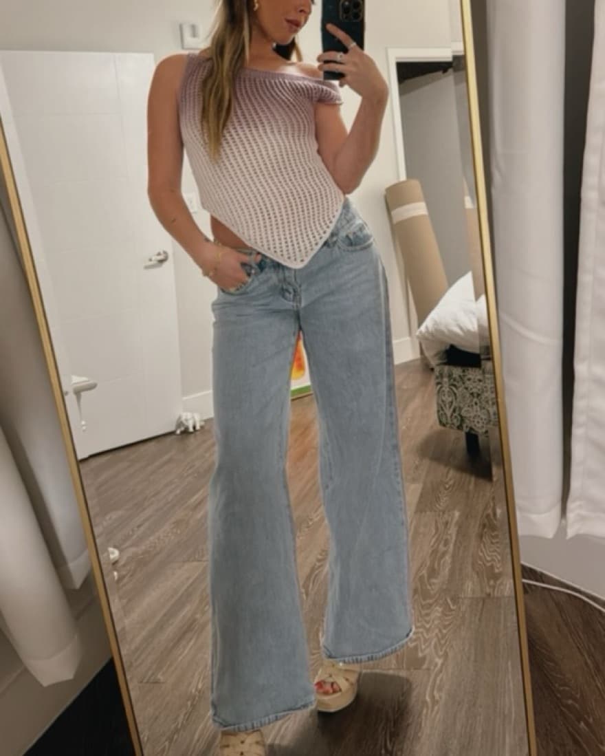 IAMGIA Crotchet Off Shoulder Top  - Image 3