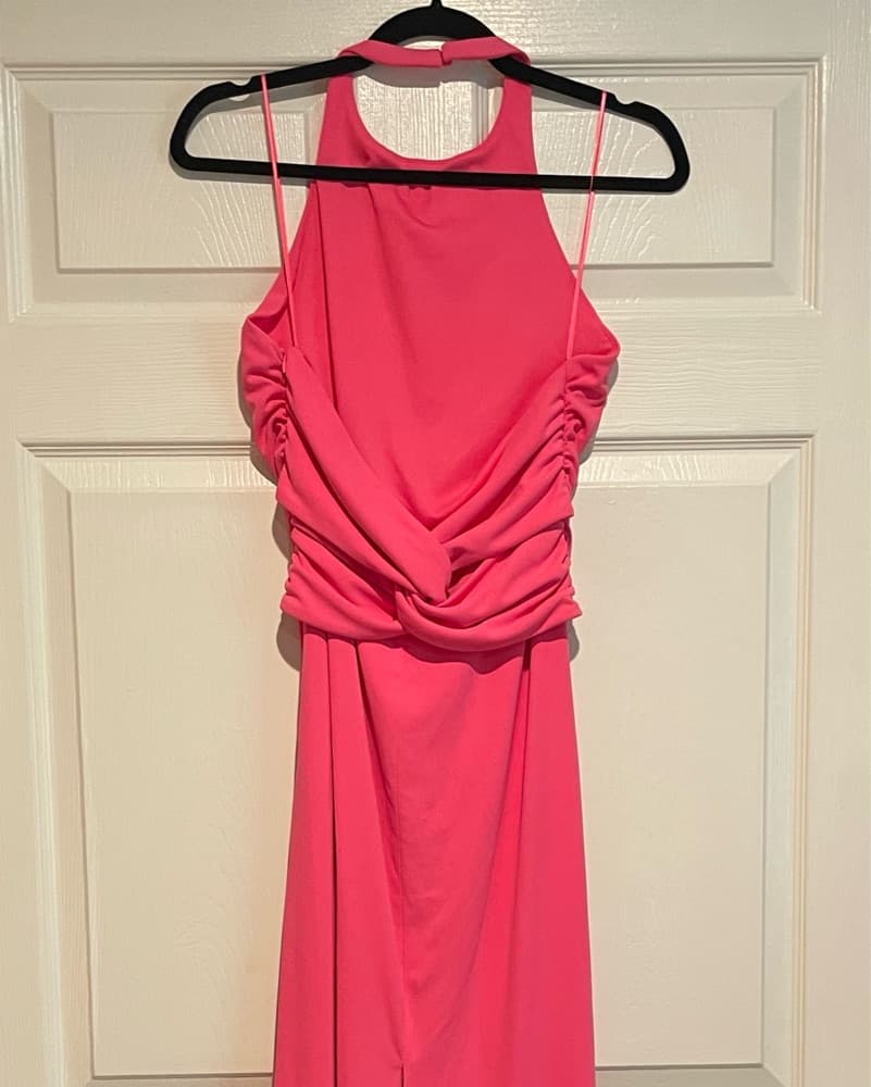 Pink Halter Dress - Image 4