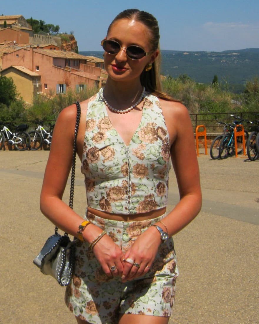 Floral Halter & Mini Shorts Set - Image 4