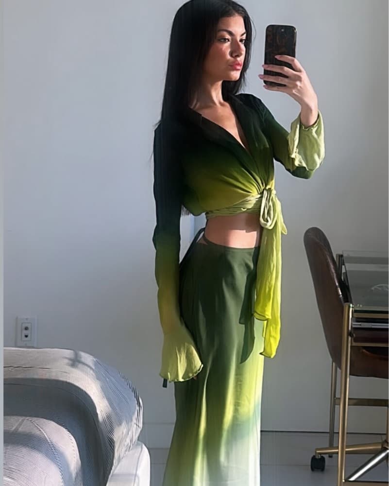 Rat & Boa Green Dress  - Image 2