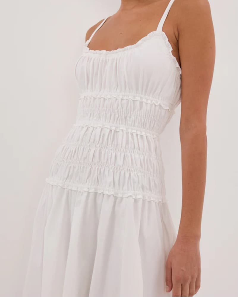Dissh Toby White Midi dress - Image 3