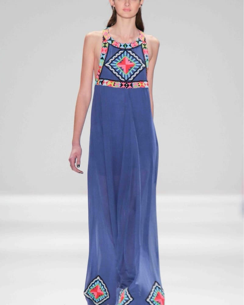 Mara Hoffman Tribal Beaded Gown  - Image 1