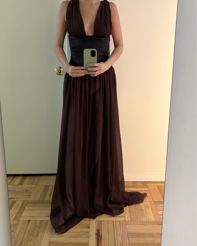 Arcina Ori Brown Formal dress - Image 3
