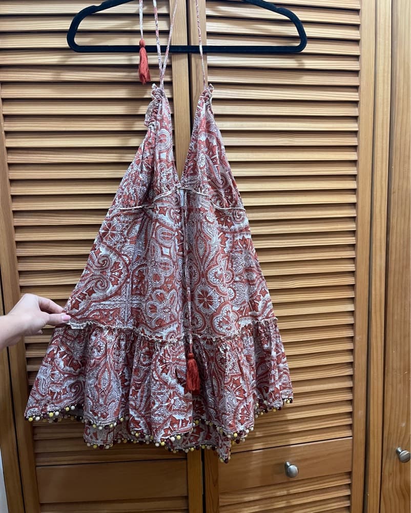 Tularosa Lora Paisley Print Mini Dress  - Image 5