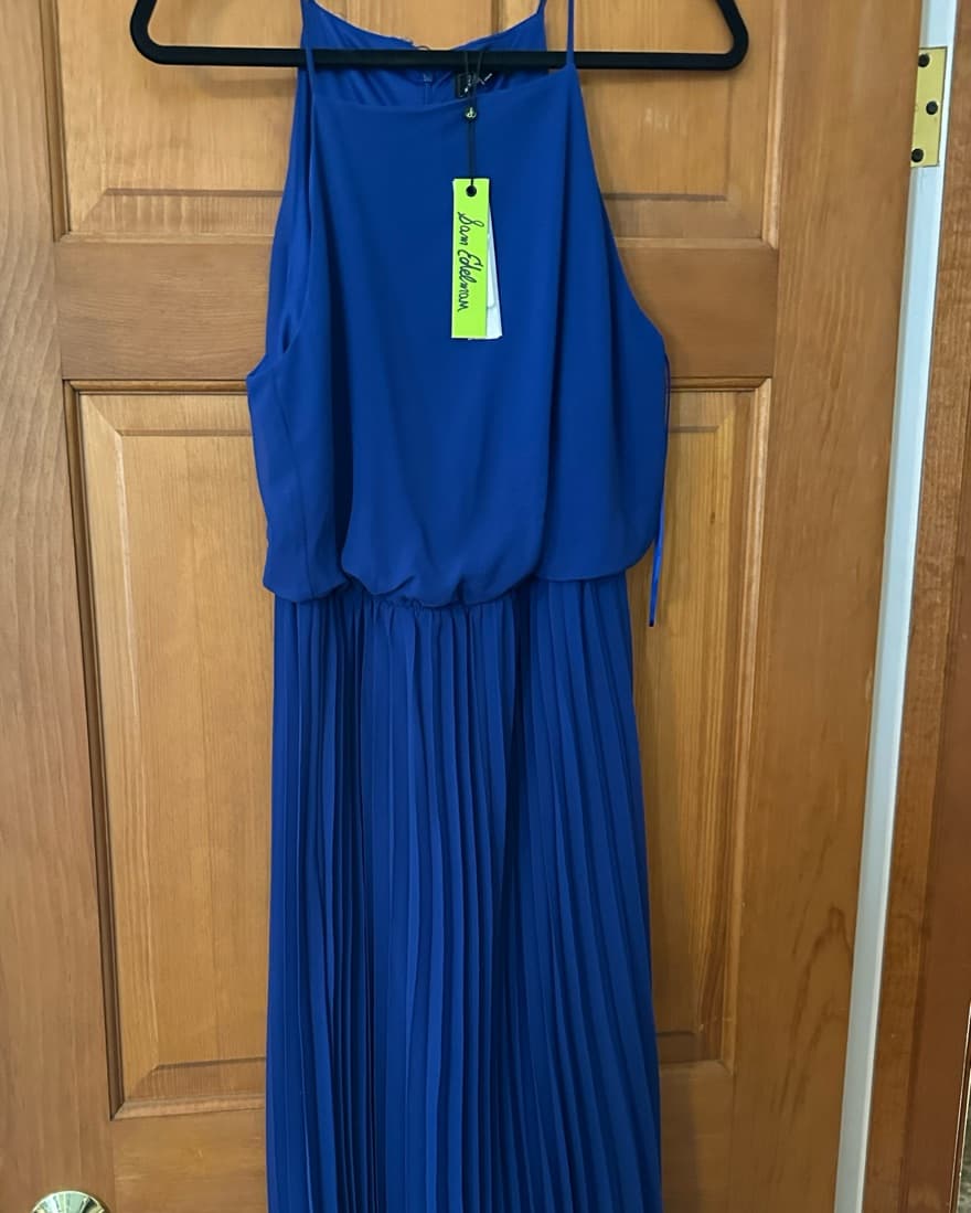 Blue pleated Midi Dress - Sam edelman  - Image 2