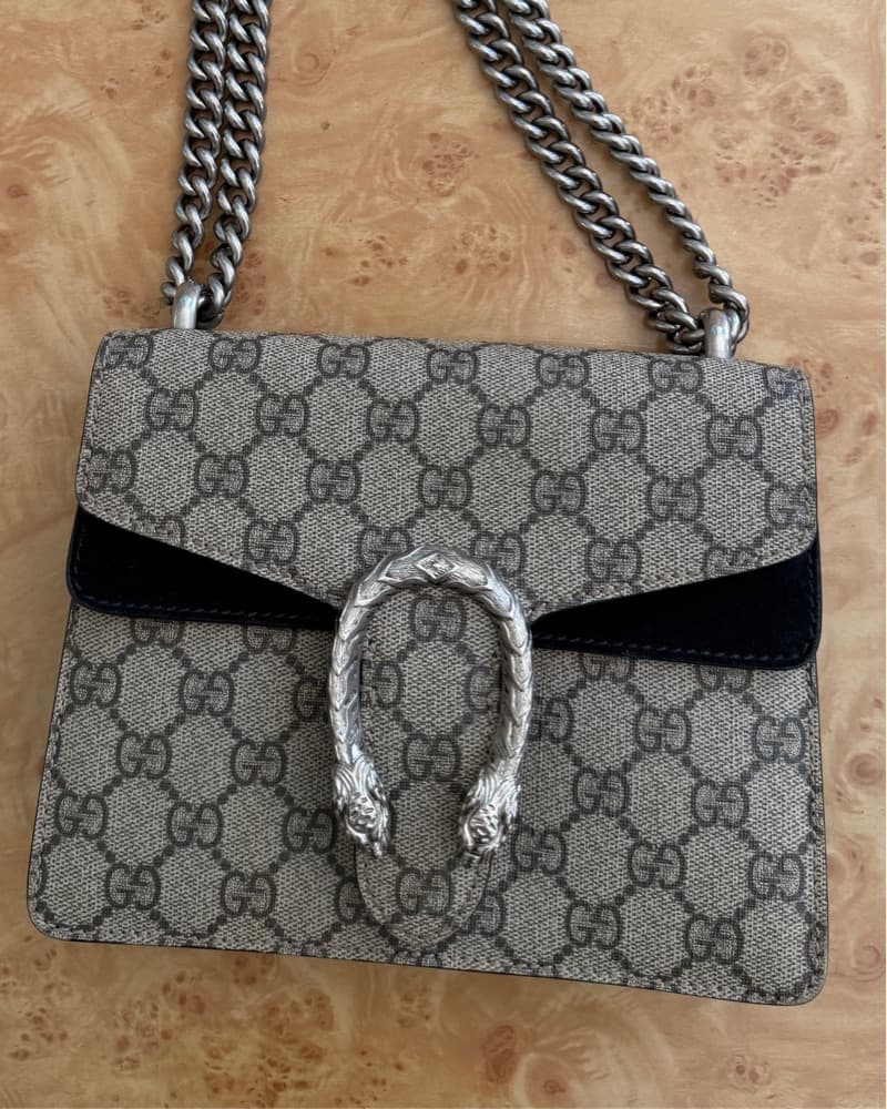 Gucci Black And Gray Crossbody purse  - Image 1
