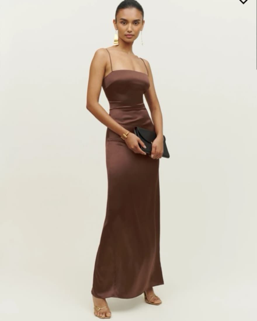 Reformation Frankie Silk Dress  - Image 1