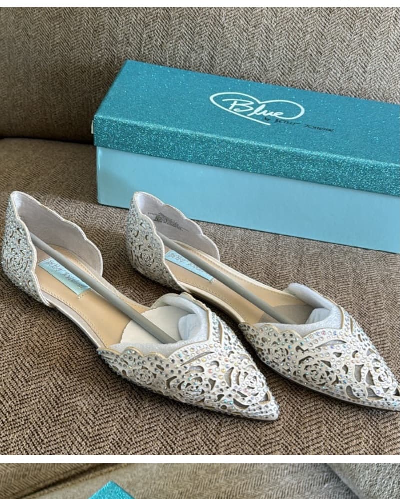 Betsy Johnson Blue Lucy Flats - Image 2