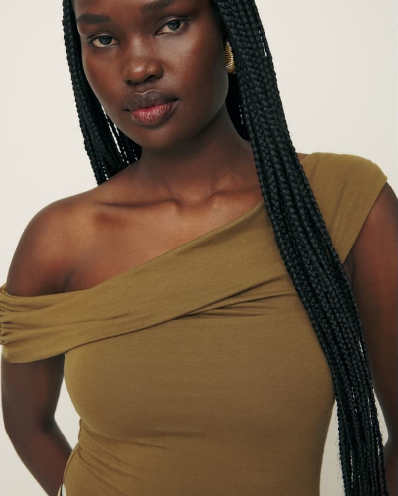 Reformation Eve Knit Top Bronze  - Image 1