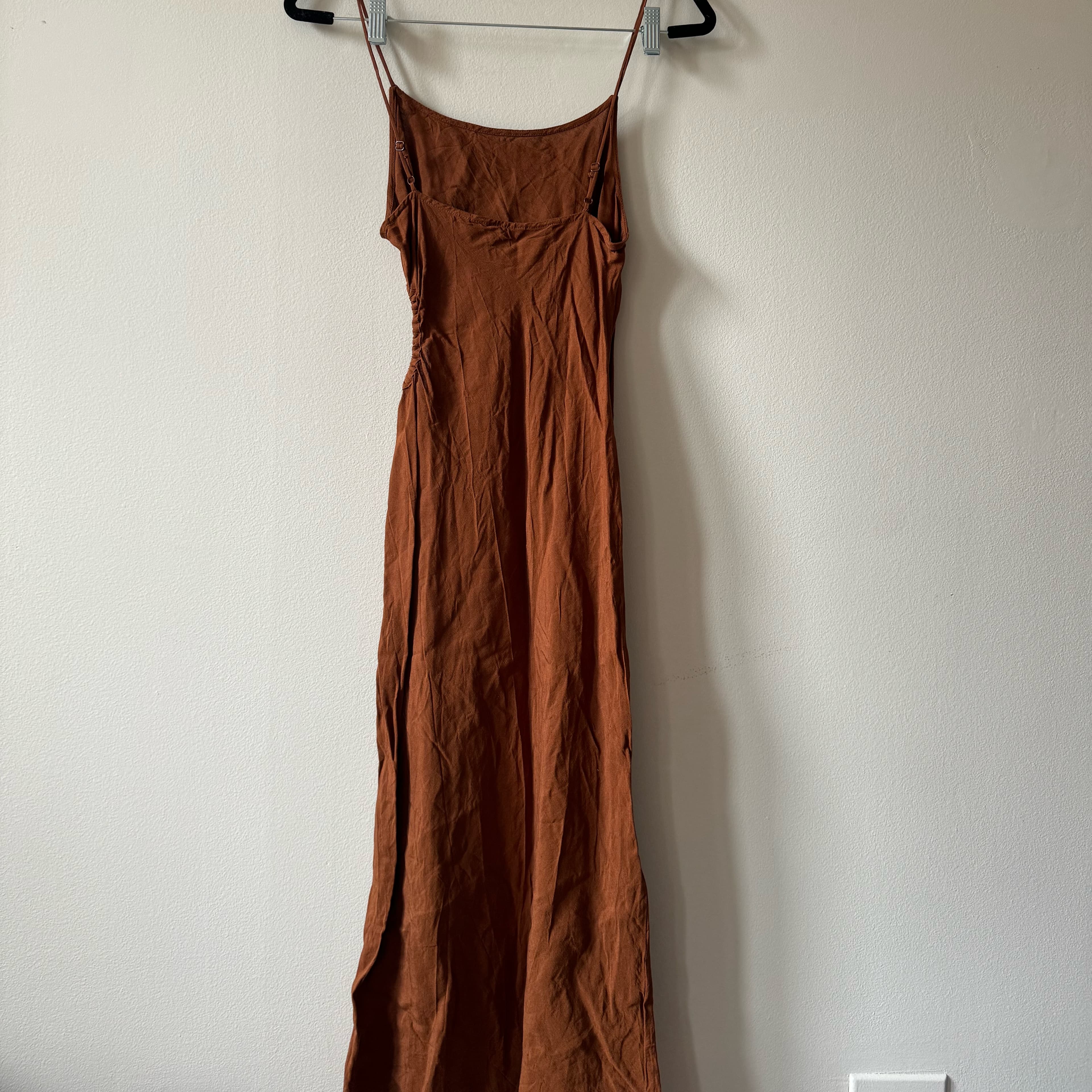 Brown Zara Midi Dress - Image 2