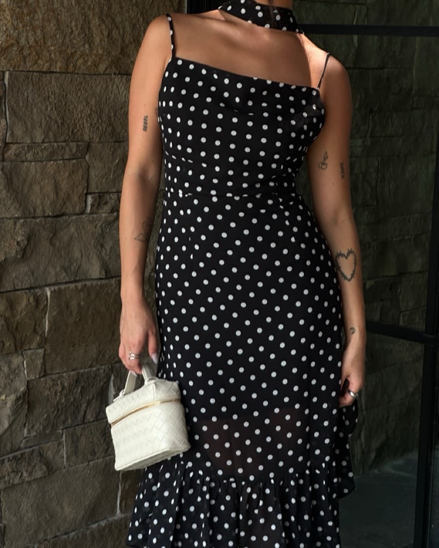 Polka Dot Petal And Pup Dress - Image 5