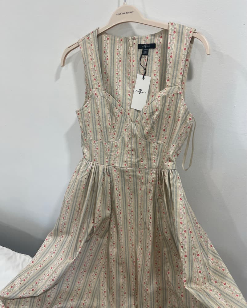 7 For 4 All Mankind Floral Dress - Image 4