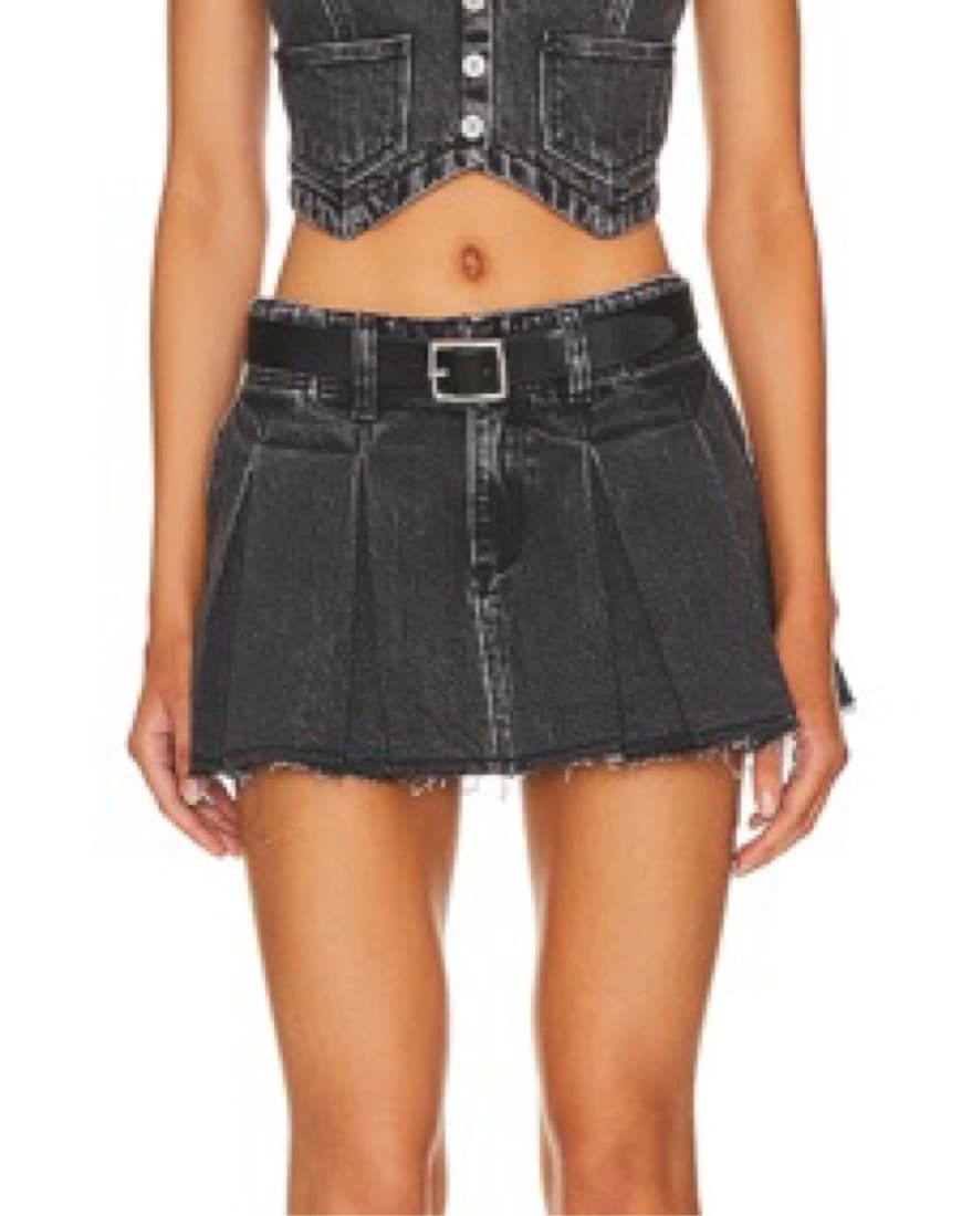 Abrand Georgia Pleated Mini Skirt - Image 3