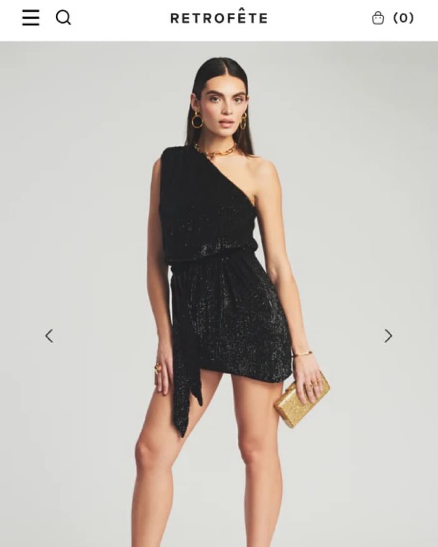 Retrofete Ella Sequin Dress - Image 2