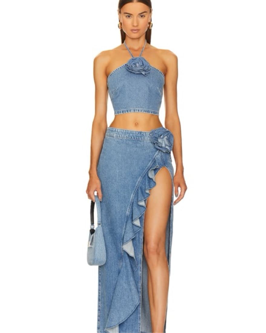 Denim Halter Top  - Image 3