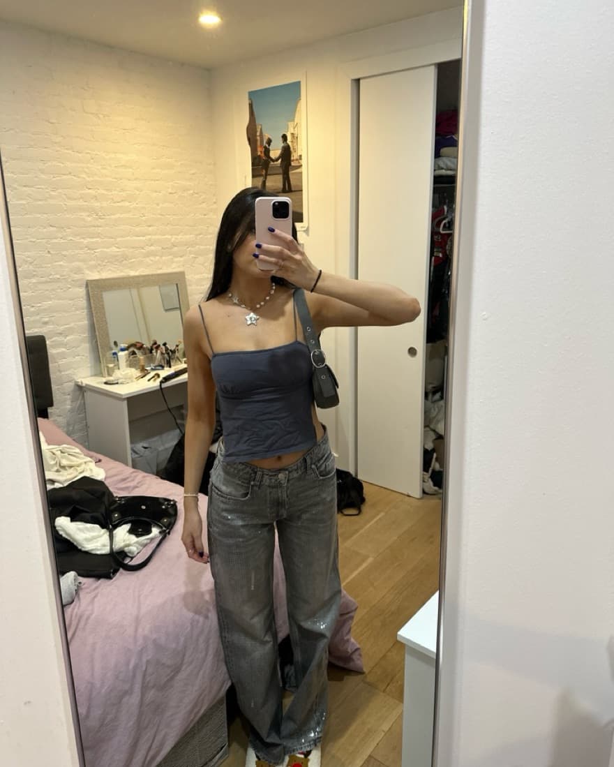 Sparkly Gray Zara Pants - Image 1
