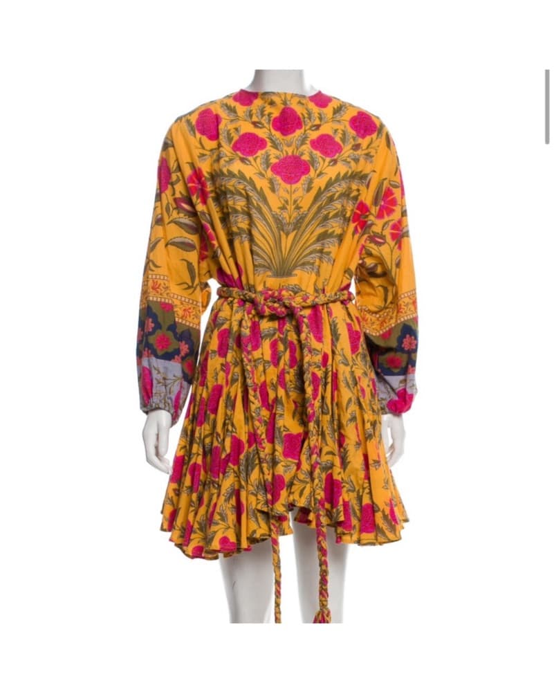 Rhode Resort Ella Dress In Pink Floral - Image 1