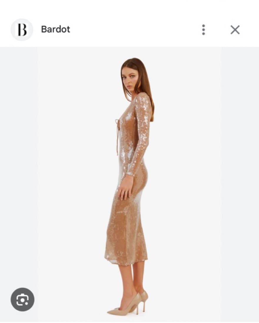 Bardot Verona Sequin Midi Dress - Image 3