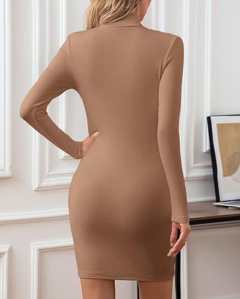 VICHYIE Chic Mini Dress - Image 2