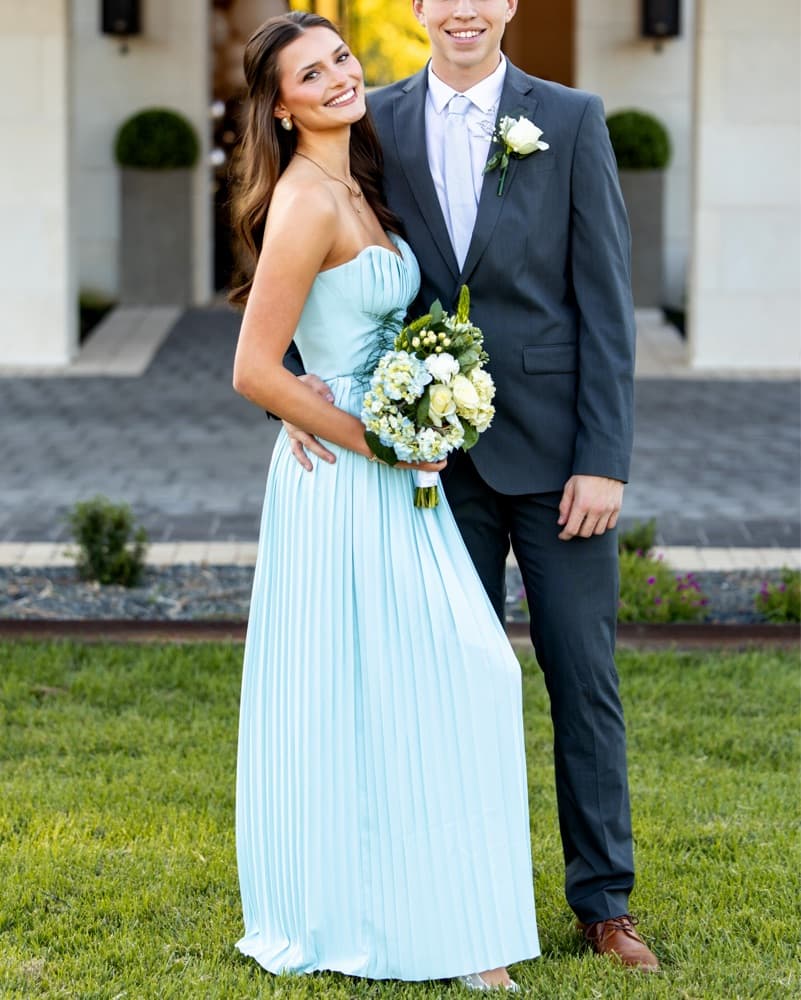 House Of CB Marcella Pleated Maxi Dress - Image 4