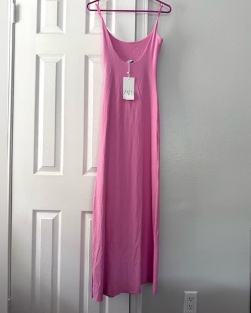 Zara Polyamide Bodycon Dress - Image 3