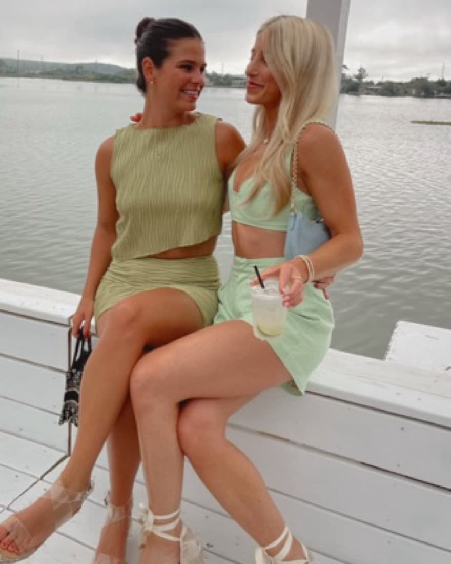 Camila Coelho Mint Short Set - Image 2