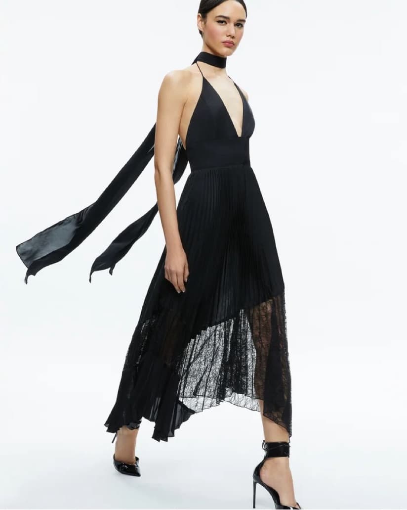 Alice And Olivia Halter  Maxi  - Image 2