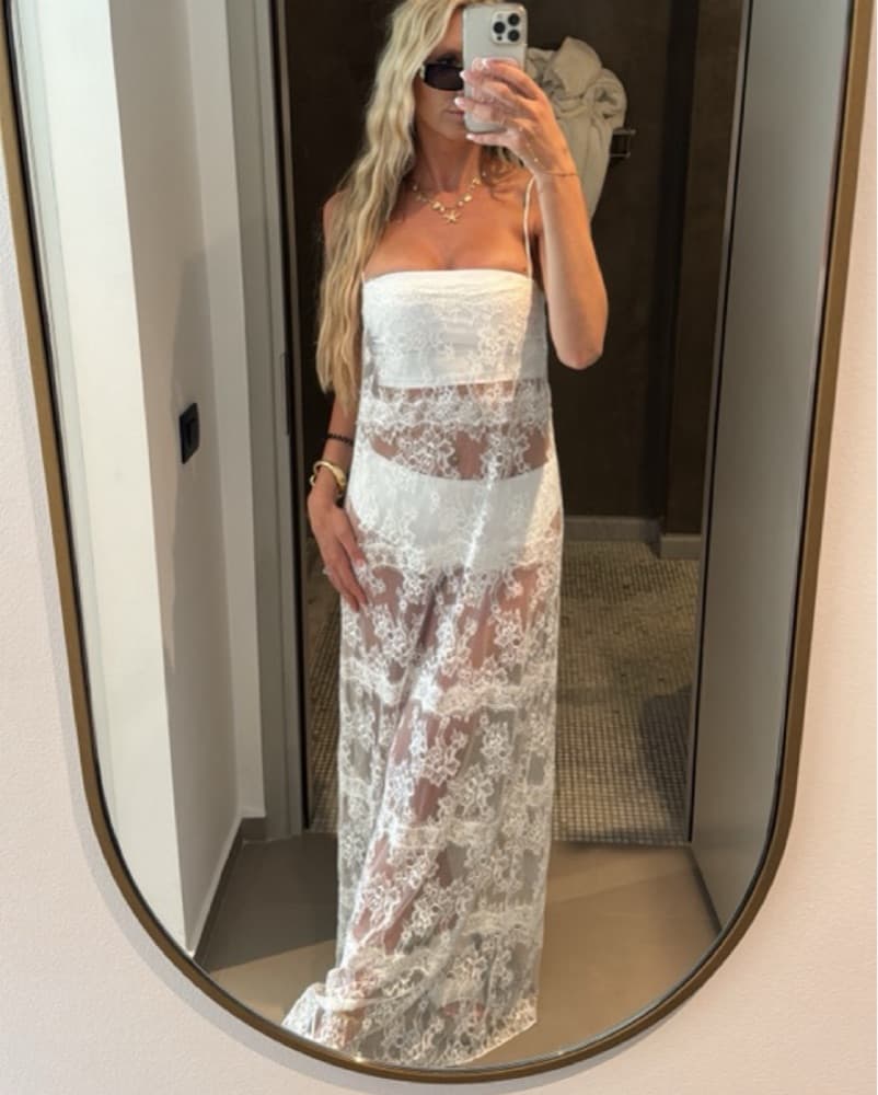 x Maggie MacDonald Millie Sheer Maxi - Image 4