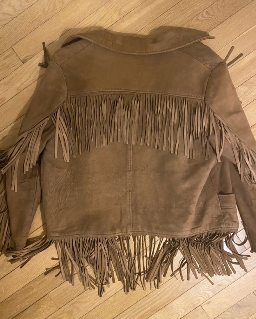 Brooklyn Flea - 1960s Fringe Jacket - Image 2