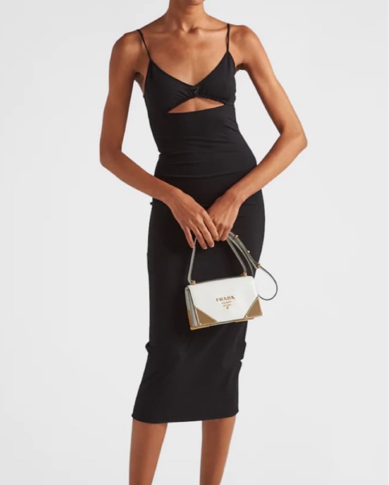 Prada Stretch Jersey Dress - Image 1