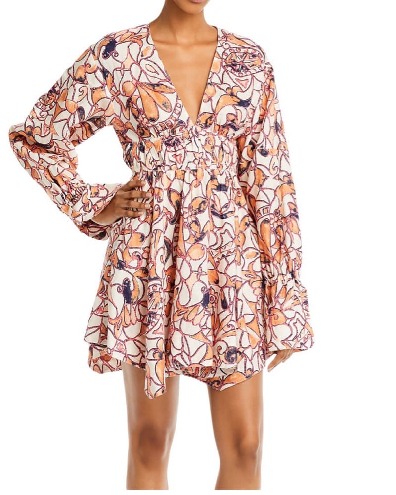 ALC Linen Handkerchief Dress - Image 1