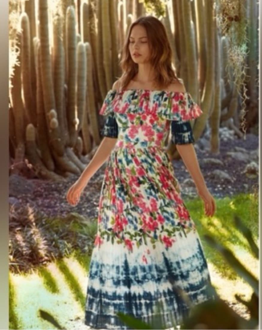 MISA Los Angeles Floral Dress - Image 1