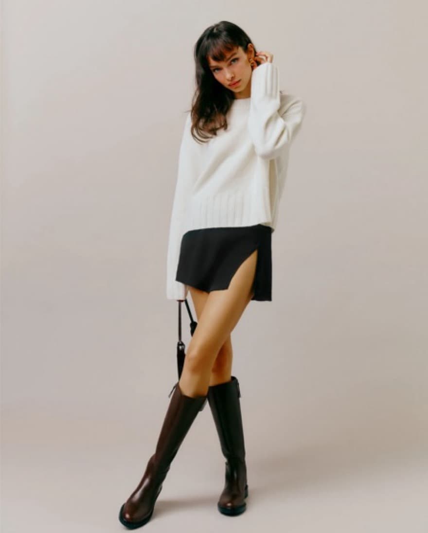 Reformation Margot Mini Skirt - Image 1