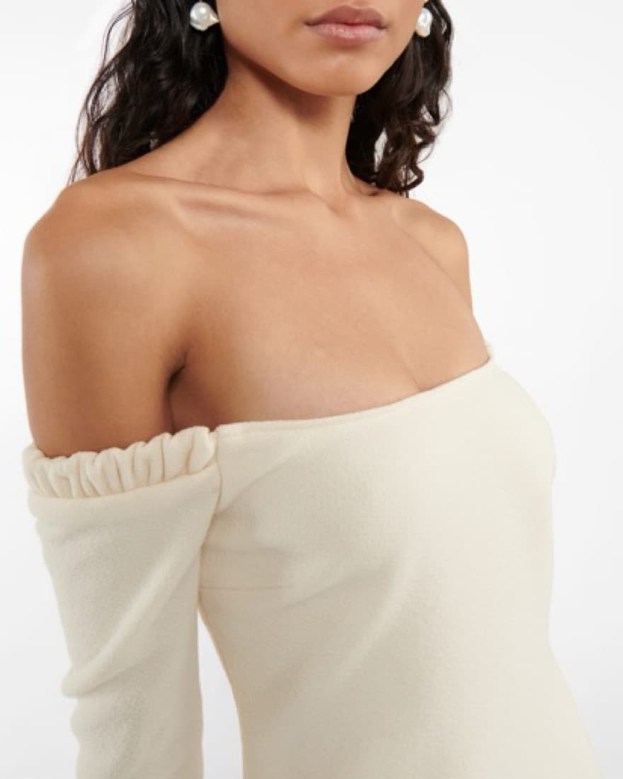 KHAITE Octavia off-shoulder wool dress - Image 6