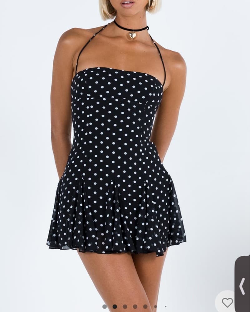 Princess polly Polka Dot Delamere Dress - Image 3