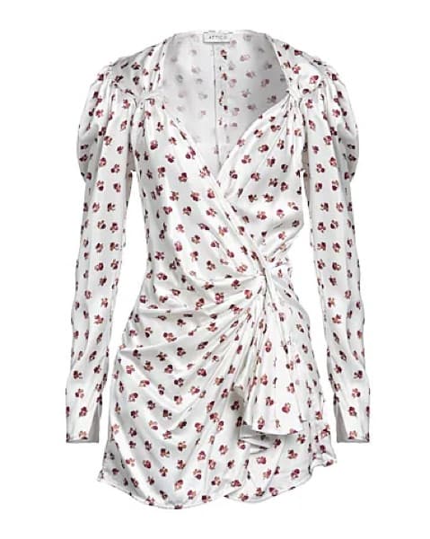 The Attico Longsleeve White Minidress  - Image 1