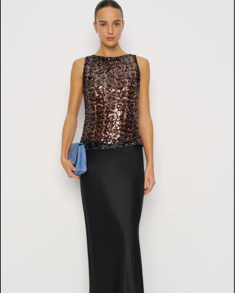 Reformation Sequin Top- Small - Image 1