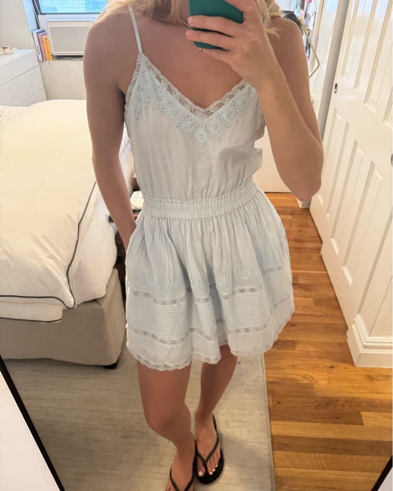 LoveShackFancy Blue Sundress - Image 1