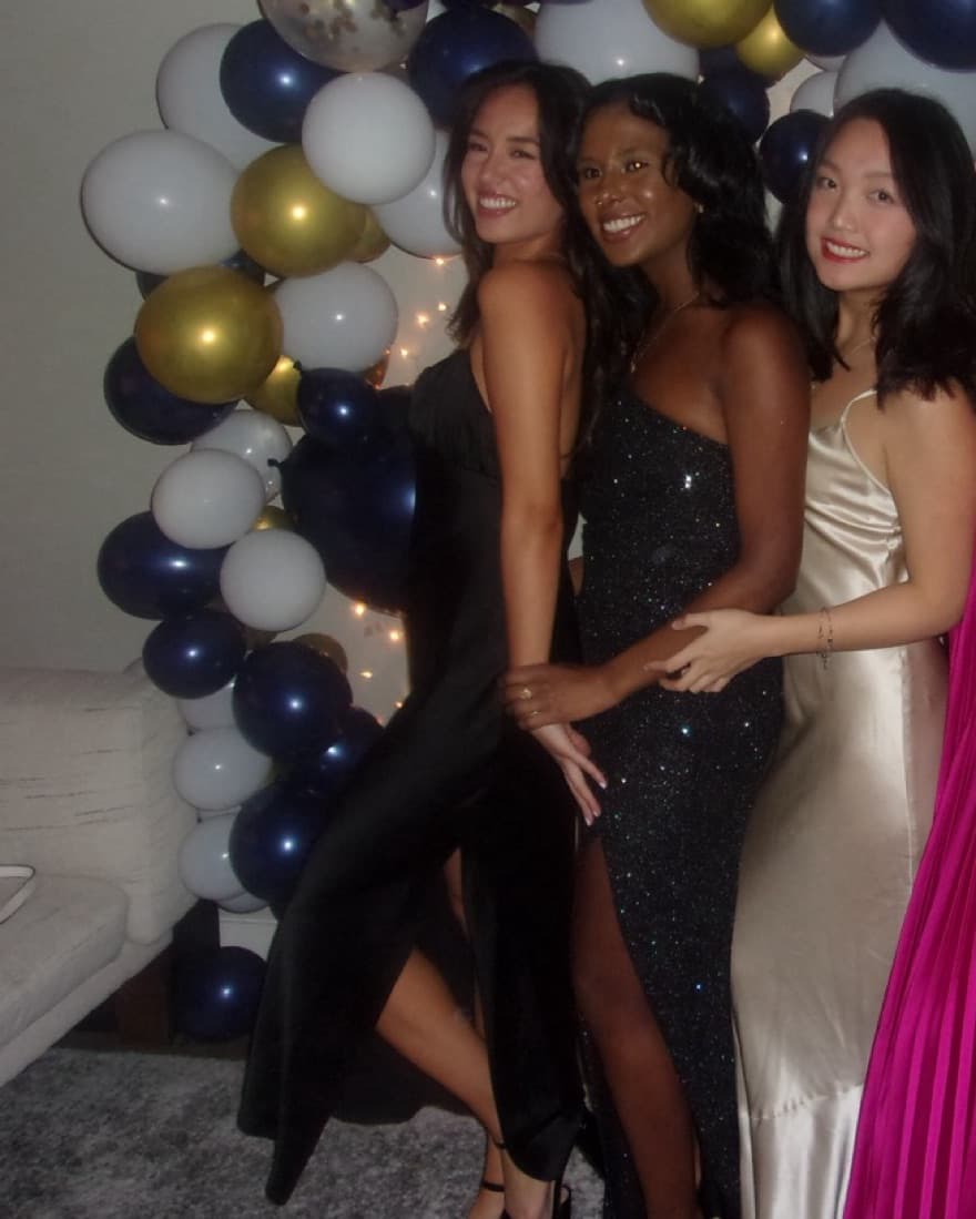 Black Satin Maxi Dress - Image 2