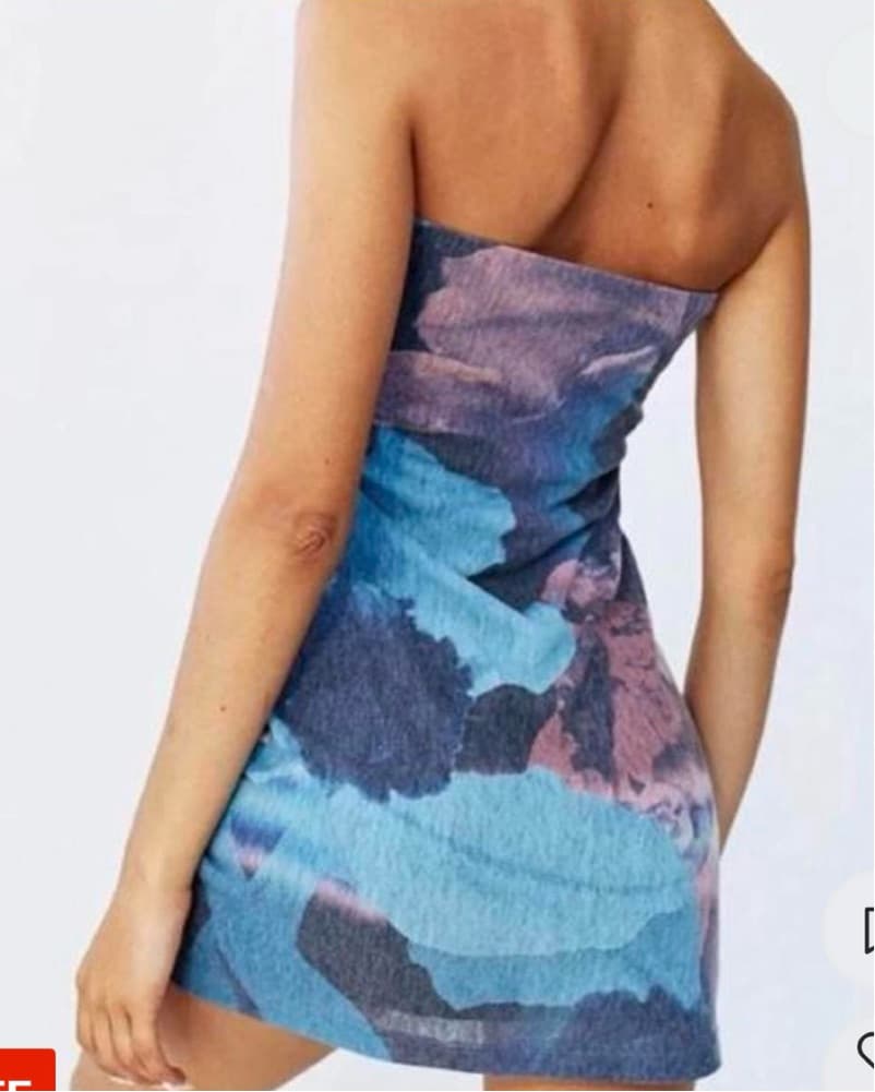 With Jean Multi Color Mini Dress - Image 2